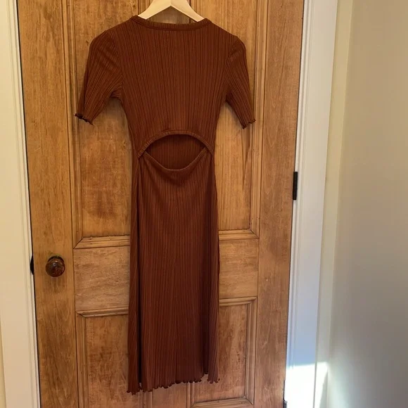Everlane Chocolate Brown Midi Dress Size Women’s Small (S) - Picture 10 of 10